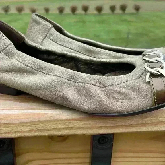 Attilio Giusti Leombrni ballerina flats with snakeskin pattern size 36.5 - Picture 3 of 14